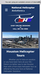 Mobile Screenshot of nationalhelicoptersolutions.com